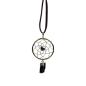 Preview: Dreamcatcher klein mit Schörl – Schutz für Zuhause, Schlaf & Auto (3,5cm)
